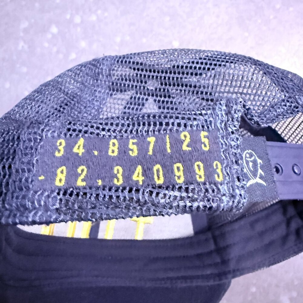 Southern Tide Trucker Cap Hat – Navy/Yellow Embroidered Logo - Picture 5 of 7